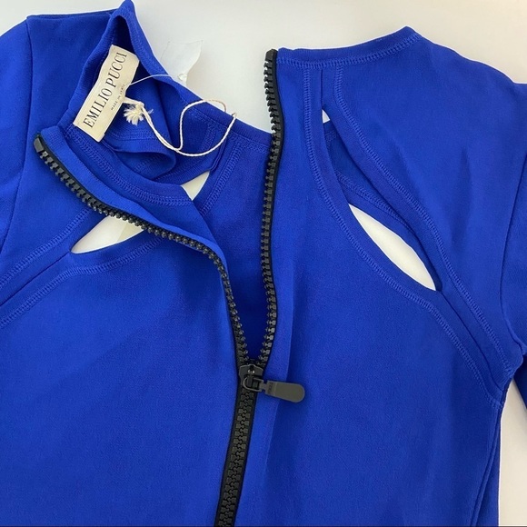 Emilio Pucci- Mini Blue Dress - Picture 8 of 10